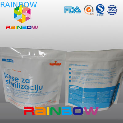 Van de de Retortzak van de voedselrang de Plastic Zakken die Microgolf het Koken Zak met Klepgat verpakken