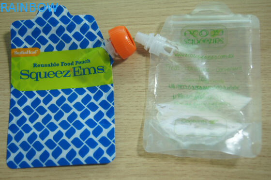 Resealable Tribune van de Voedselrang op van het Voedsel Zijspuiten van de Ritssluitingsbaby Gedrukte de Zakkendouane