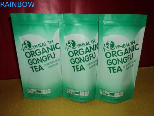 De bevallige Gebogen Lipton-HUISDIER/van VMPET/PE Tribune Up/stand van Thee Verpakkende Zakken op zak voor thee