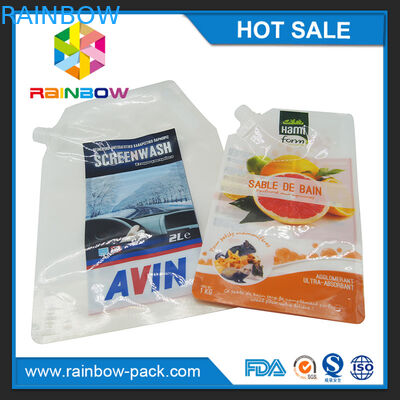 De aangepaste Opnieuw te gebruiken Plastic Tribune drukt omhoog Zak voor Babyvoedsel/Sap/Soep