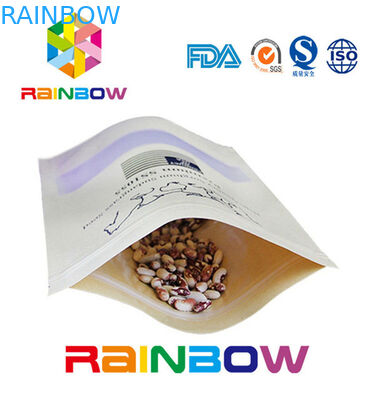 Vlakke Bodem Bruine Aangepaste Document Zakken/Ambachtdocument Zak met Ritssluiting