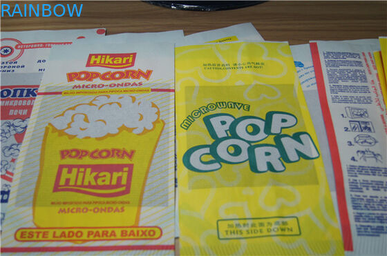 De Bodem Bruine Aangepaste Document van de voedselrang Vlakke Zakkenbovenkant Open voor Snack