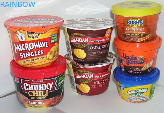 Krimpt melk Witte pvc/het HUISDIER Warmtegevoelige de Gravuredruk van Kokeretiketten