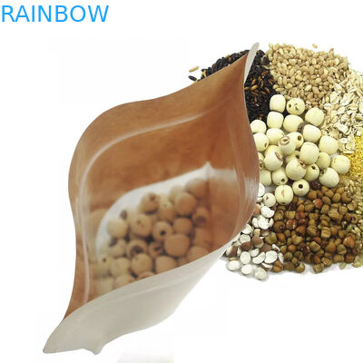 Het Document van Kraftpapier van de voedselrang Zak met Duidelijk Venster/Mylay-Zak voor Boon, Suikergoed, Brood, Koffie