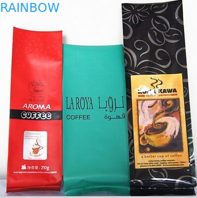 De matte van de de Foliezak van de Aluminiumfolie Zijhoekplaat van de de Vierlingverbinding Verpakkende Verpakkende Zak