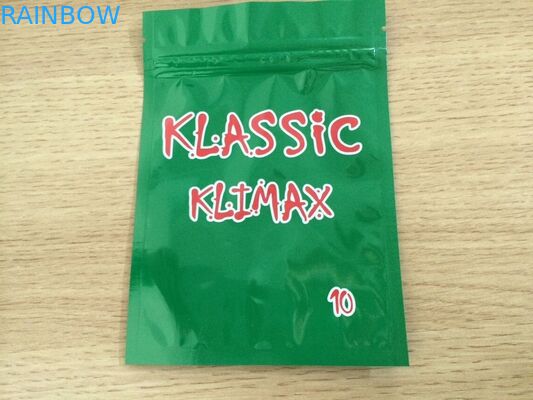 Gerecycleerde Gelamineerde Aluminiumfolie Verpakking Kruiden - de Ritssluitingszak van Wierookmylar