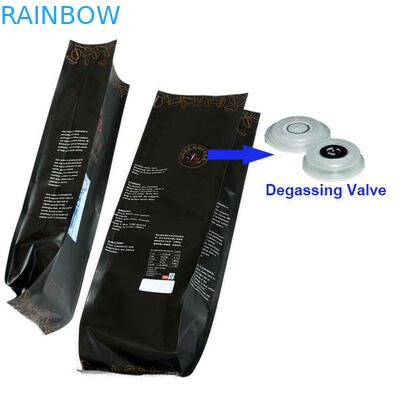 Aluminiumfoliezak die de Zijzak van de de Verbindings Verpakkende Koffie van de Hoekplaatvierling met Klep verpakken