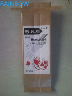 Zij het Document van de Lamineringskraftpapier van de Hoekplaataluminiumfolie Zak met Tinband