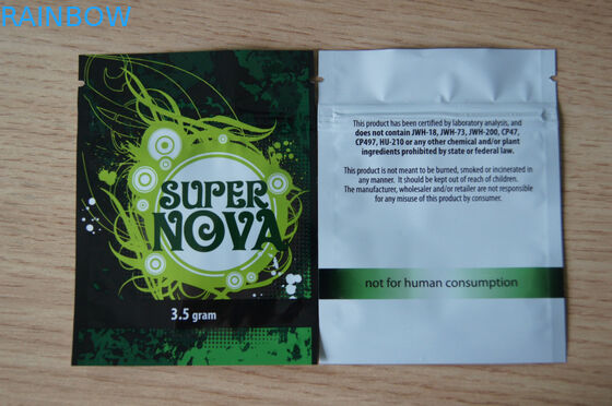 3 de partij verzegelde de Verpakkende Ritssluiting Gelamineerde Zak van de Aluminiumfoliezak voor Voedsel