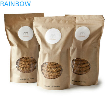 Staan de aluminium Gelamineerde Mylar-Zakken van de Voedselopslag, Document Zakken op