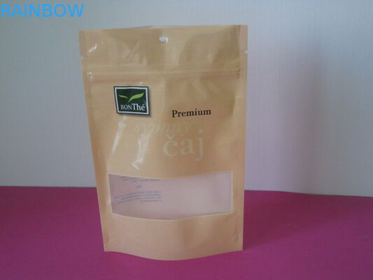 Rekupereerbare Aluminiumfoliezak die de Gelamineerde Zak van Tribune omhoog Matte Mylar met Venster verpakt