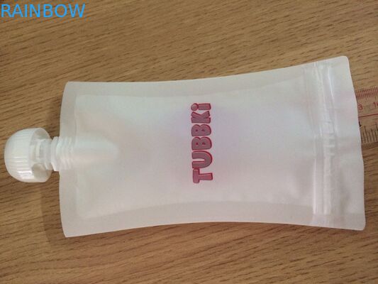 De lekvrije Opnieuw te gebruiken Zakken van het Babyvoedsel met Bodem Dubbele Ritssluiting