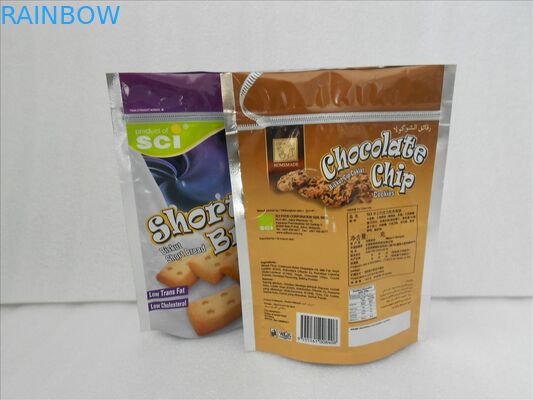 Resealable Plastic Verpakkende Tribune van de Foliezak op Aluminiumfolie Gelamineerde Ritssluitingszakken