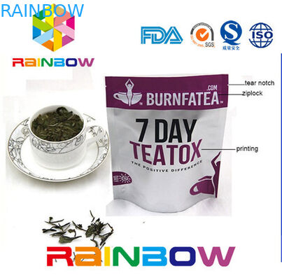 De zij het Document van het Pakkraftpapier van Gusseted Doy Zak van de de Aluminiumfolie Plastic Ritssluiting van de Thee Verpakkende Zak