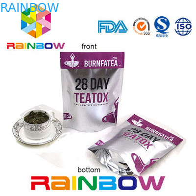 De zij het Document van het Pakkraftpapier van Gusseted Doy Zak van de de Aluminiumfolie Plastic Ritssluiting van de Thee Verpakkende Zak