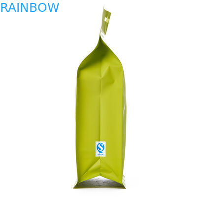 Kraftpapier-document staan de thee verpakkende zakken aluminium plastic verpakkende zakken met ritssluiting op