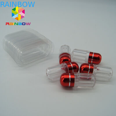 Rhino Sex Capsule Plastic Pill Flasjes / Empry Capsule Container