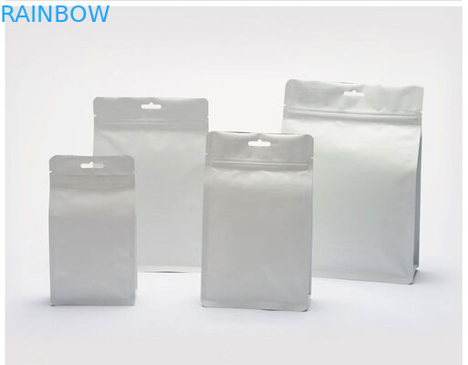 Het Document van Kraftpapier van de Mylarritssluiting Snackzak Verpakking met Duidelijk Venster voor Koffieboon/Koekje