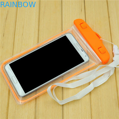 Universele Waterdichte de Telefoonzak van 5.5 Duimpvc voor Iphone 6s 6 plus, Roze/Oragne/Blauw