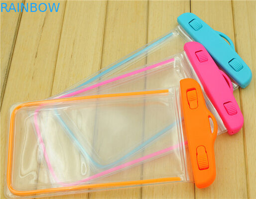 Universele Waterdichte de Telefoonzak van 5.5 Duimpvc voor Iphone 6s 6 plus, Roze/Oragne/Blauw