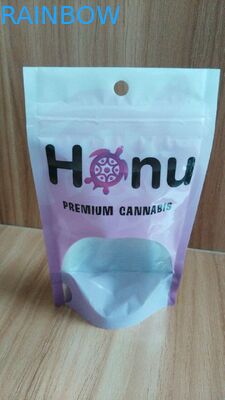 Van de Hoekplaataluminiumfolie Gelamineerde Mylar van de douanebodem de Ritssluitingszakken met Duidelijk Venster