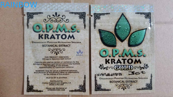 Douane kratom kruidenwierook die/3ct OPMS-capsules kratom zak verpakken