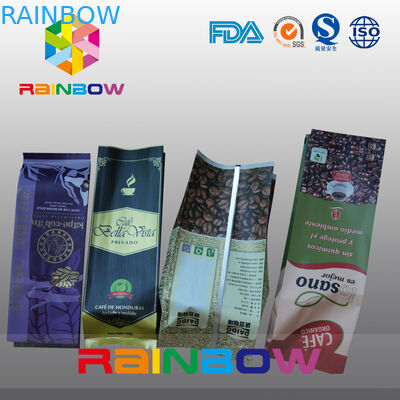 250g aluminiumfolietheezakjes die de zijzakken van de hoekplaatkoffie verpakken
