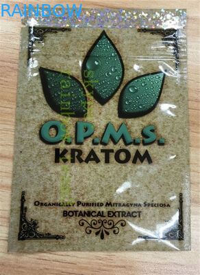 Verpakkende zakken van de aluminiumfolie de hoogste ritssluiting voor cannabinoids kratom capsules/mitragyna