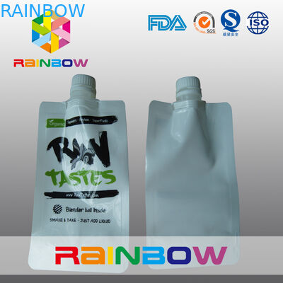 de Foliezak van 350ml 500ml 1L Verpakking, Zak van lekkage prood de glanzende witte Spuiten