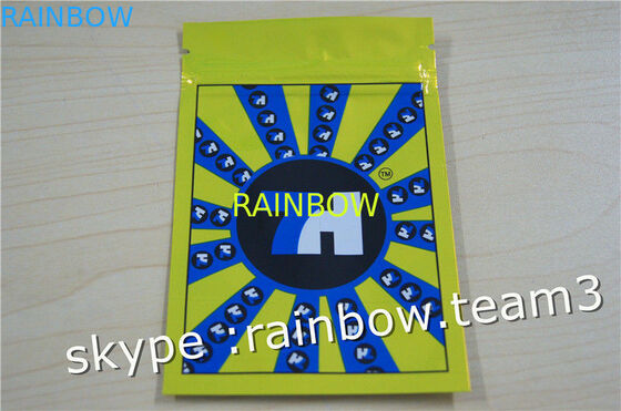 Kruidenwierookzak drie de zijzak van de verbindingsritssluiting/zak van de douane de kruidenwierook voor het sachetzak van 1g /2g /3g/4g/5g voor poeder