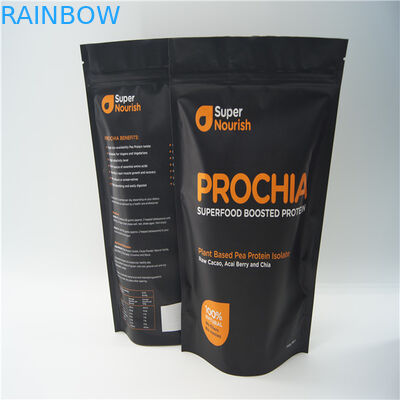 De folie voerde de zakken van de folieritssluiting, Eiwitpoeder/de verpakkende zakken van de Voedselfolie