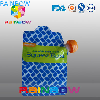 Vloeibare spuiten van het Eco doet het vriendschappelijke Voedsel/verpakkend met spuiten buis en lepel in zakken