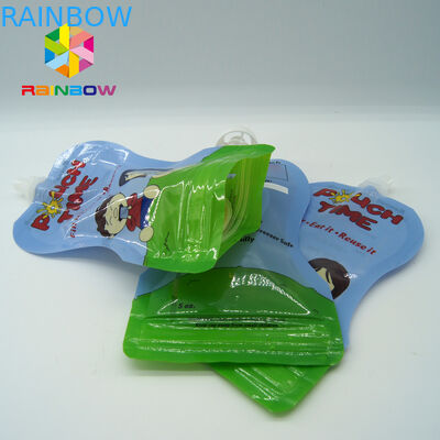 Vloeibare spuiten van het Eco doet het vriendschappelijke Voedsel/verpakkend met spuiten buis en lepel in zakken