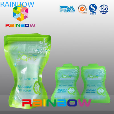 De vloeibare Spuitenzak Verpakking, staat babyzak met spuiten op