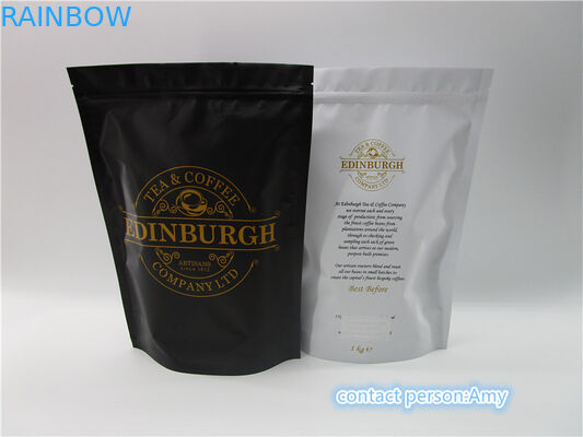 De tribune op koffie Plastic Zakken die, aluminiumfoliekoffie doet het ontgassen klep in zakken verpakken