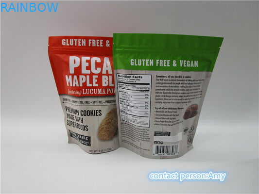 De naar maat gemaakte Promotie de Snackzak van het Chocoladekoekje Druk van de Verpakkingsgravure