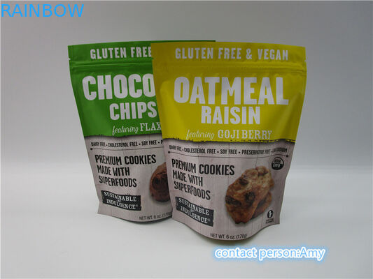 De naar maat gemaakte Promotie de Snackzak van het Chocoladekoekje Druk van de Verpakkingsgravure