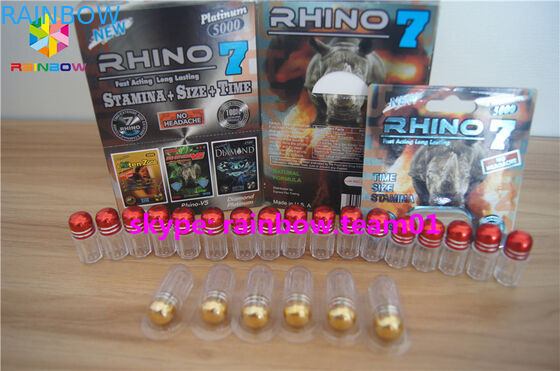 De aangepaste Flessen van de kogel Plastic Pil, plastic geneeskundeflessen met metaal GLB