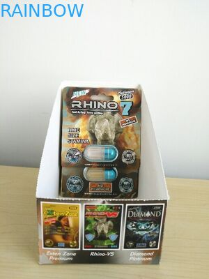 OEM ODM Document Vakje die Mannelijke de Pillencontainer verpakken van de Geslachtsverhoging