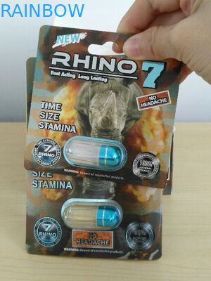 OEM ODM Document Vakje die Mannelijke de Pillencontainer verpakken van de Geslachtsverhoging