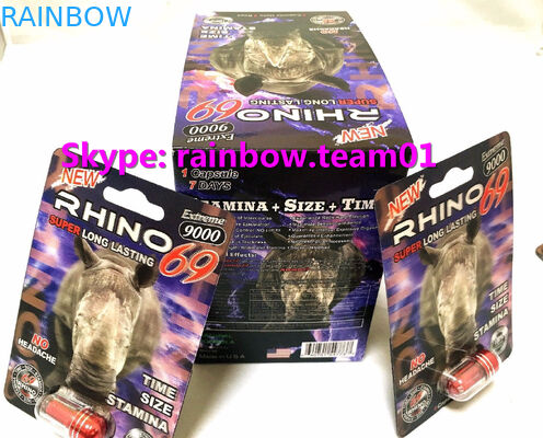 Mannelijke Seksuele de Blaar van de Bellenpakken van de Prestatiesgeneeskunde/Douane Verpakking