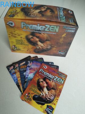 De mannelijke Verhogingspillen ontruimen Blaar Verpakkend Document/pp-Materialen