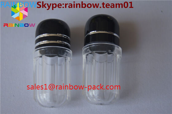 de plastic pillenflessen voor verkoop capsul containers dick gaven de containers hexagonale en achthoekige vorm gestalte van de flessen blauwe capsule