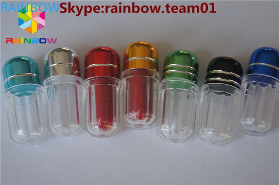 de lege plastic blaar rhino7 van het capsulesmetaal GLB & rinoceros 25 het lege geval van de de capsulescapsule van kleurencapsules lege plastic