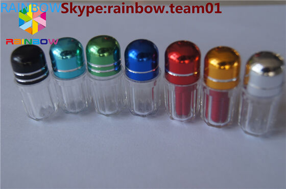 lege plastic capsules pillen container capsule hoes capsule vorm container hexagonale vorm capsule fles