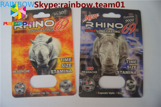 rhino7 & rhino 25 lege capsulevormige container heldere plastic capsules sekspil fles container sekspil capsule