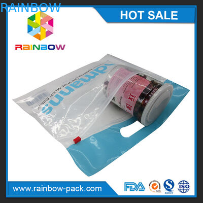 Het aangepaste embleem drukte van het de geurbewijs van de zakdouane van de de zakkenschuif van het de ritssluitingsfruit de Verpakkende Zak met hangegat