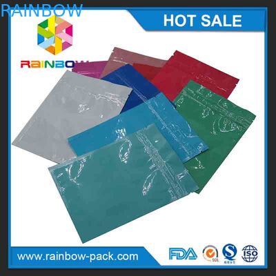 van het de ritssluitingsaluminium van het geurbewijs van de de folieritssluiting van de de zakgeneeskunde de de aluminiumfoliegreep verzegelde zak met ritssluitings hoogste resealable zak