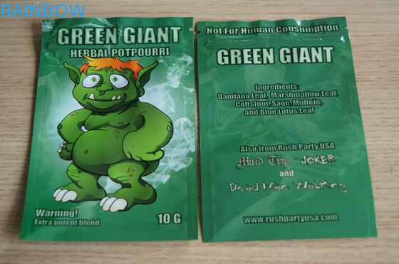 Botanische Uittrekselkruiden die Zakken, van de de Wierookritssluiting van Klimax de Kruiden Plastic Zakken verpakken