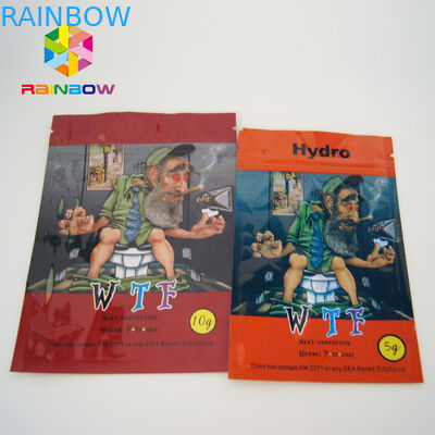 Zoete Chemische het Poeder kleine hitte van Bladcanabis - verzegel zakken met Ritssluiting en scheurinkepingen